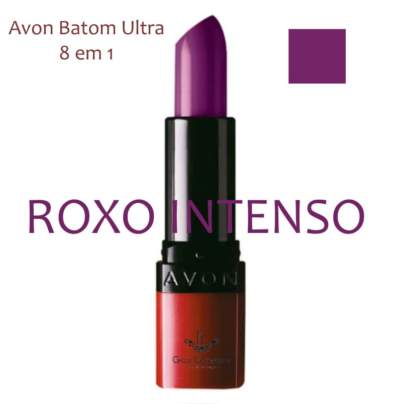 Avon Batom Ultra 8 em 1 Roxo Intenso 3,6g 