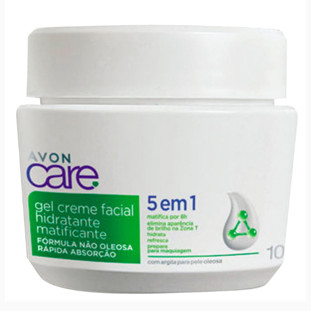 Creme Facial Hidratante Matificante Gel Avon Care