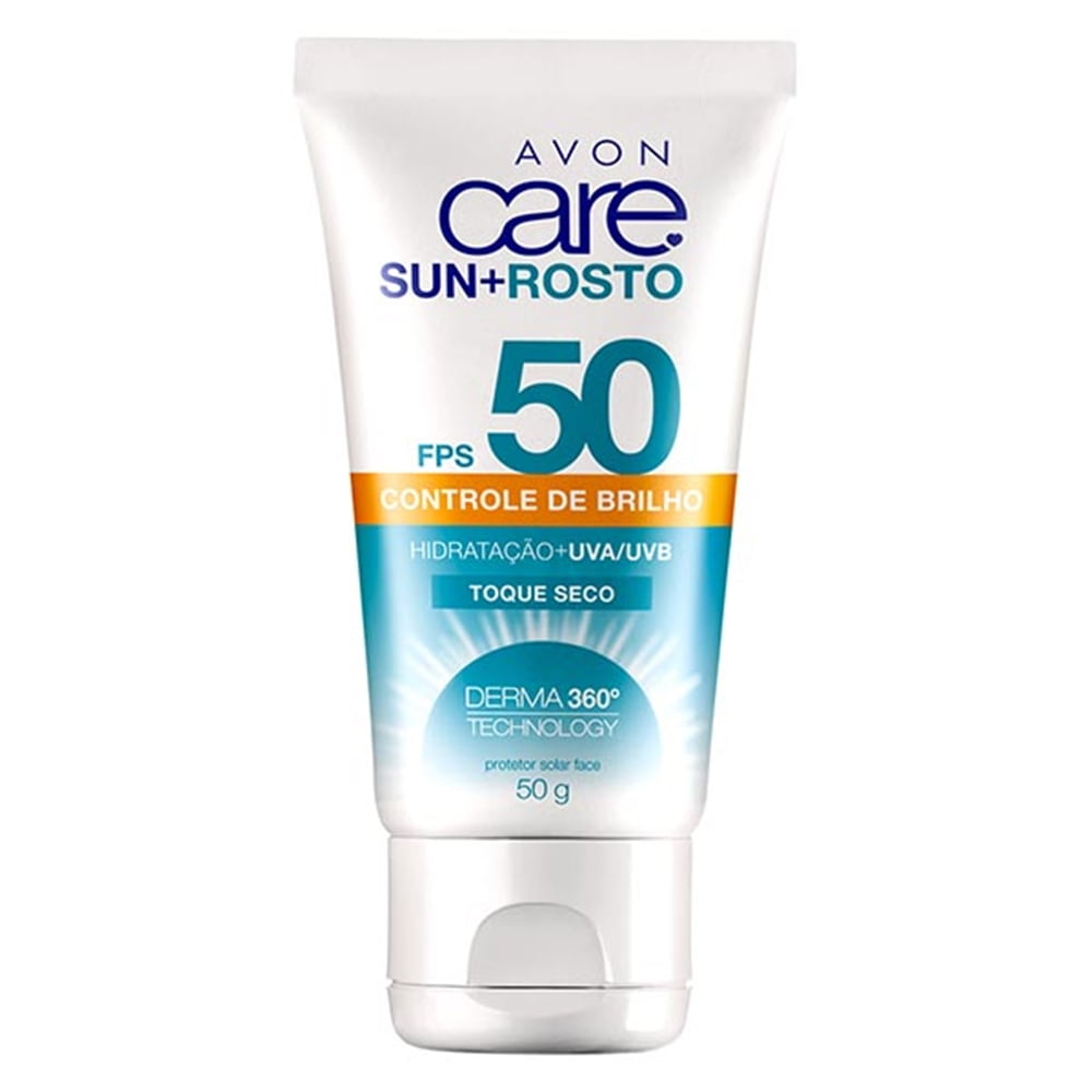 Avon Sun+ Protetor Solar Hidratante Facial FPS 50  50g
