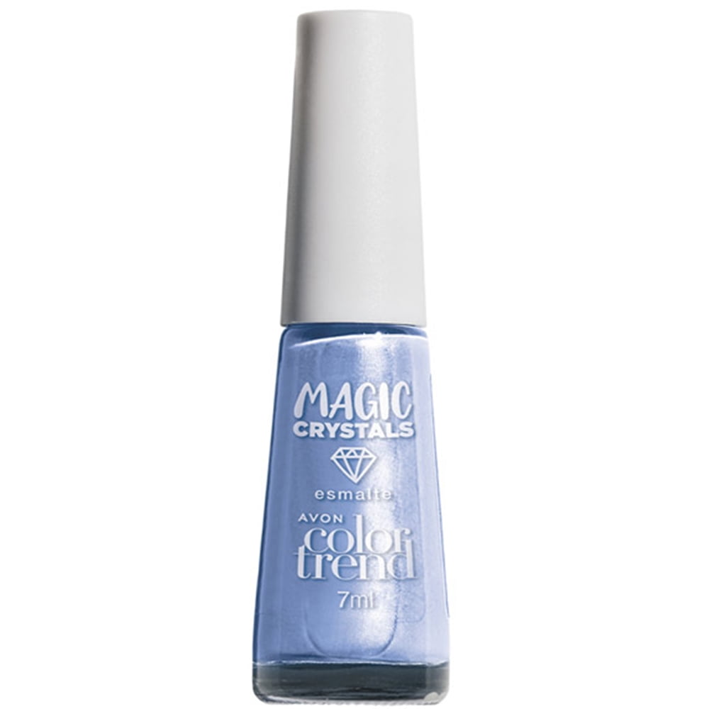 Avon Esmalte Color Trend Magic Crystals Azul Precioso 7 ml Cintilante