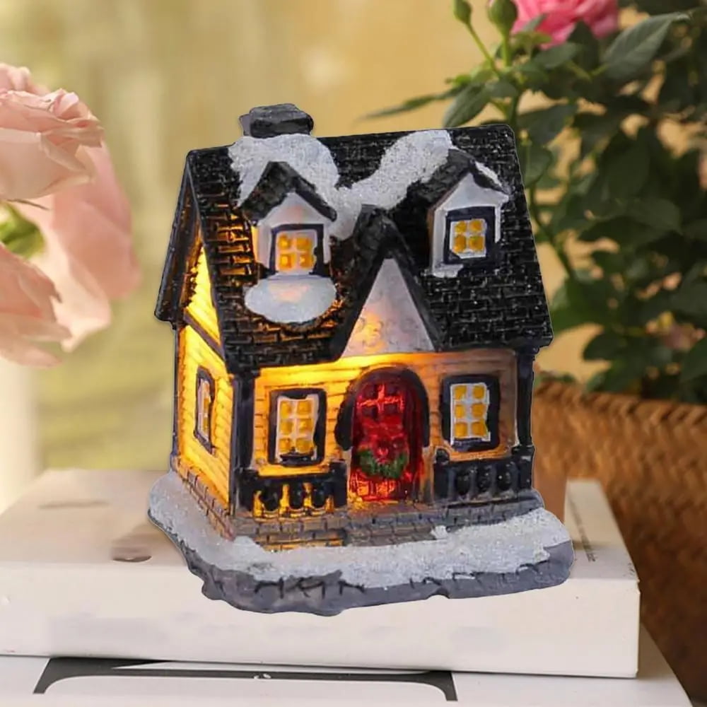 LED Light Up Natal Mini Village House