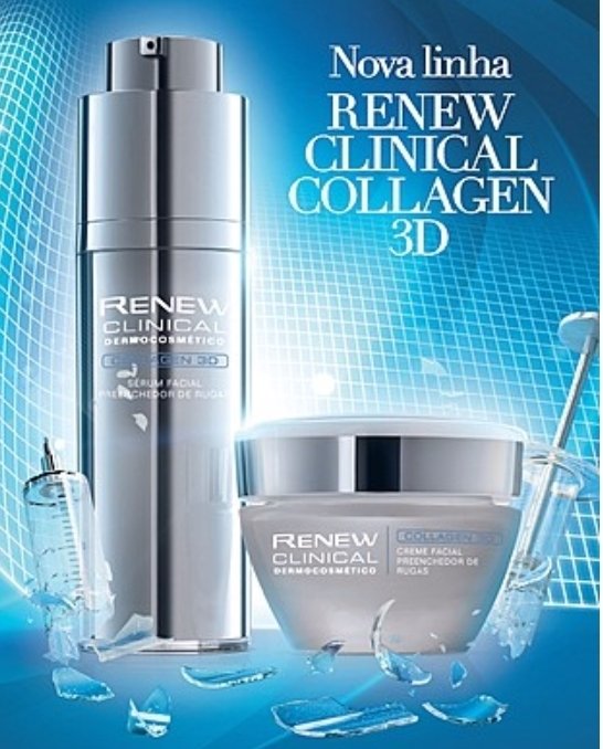 Avon Renew Clinical Collagen 3D Sérum + Creme Facial 30g