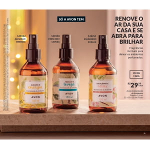 Avon Aromatizante de Ambiente Equilíbrio e Relax Limão-Siciliano, Verbena e Cedro 150 ml