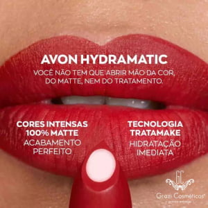Avon Batom Matte Hydramatic 3,6g Vermelho Icônico