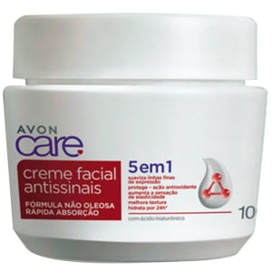 Accolade Creme Hidratante Avon Care Creme Facial Antissinais 100g  (dia e noite) 
