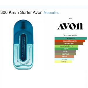 Avon 300KM/h Surfer Deo Colônia 100ml