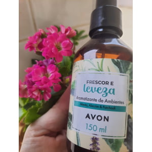 Avon Aromatizante de Ambiente Frescor e Leveza Menta, Alecrim e Patchouli 150 ml 