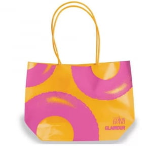 Avon Bolsa/Sacola de Verão Glamour Amarela Avon Color Trend