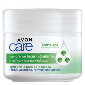 Avon Care Gel Creme Facial Matificante Argila 100g