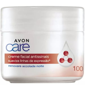 Avon Care Renovare Accolade Creme Facial Revitalizante e Firmador Noite 100g 50475-4
