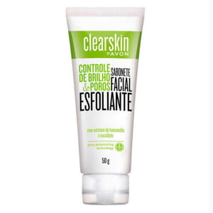 Avon Clearskin Sabonete Esfoliante Facial de Limpeza Profunda 50g