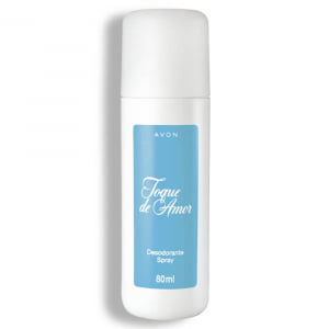 Avon Desodorante Spray Feminino Charisma, Classic, Pretty Blue e Toque de Amor 80ml