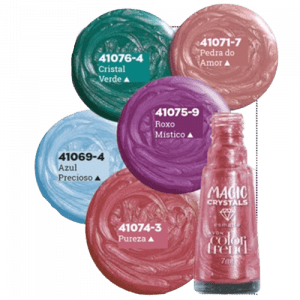 Avon Esmalte Color Trend Magic Crystals Cristal Verde 7 ml Cintilante