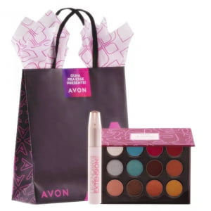 Avon Maquiagem Presente Todas em Mim Paleta de Sombra Colorida