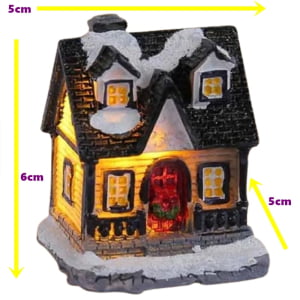 LED Light Up Natal Mini Village House