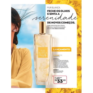 Avon Perfume Pur Blanca Serenity Deo Colônia 75ml