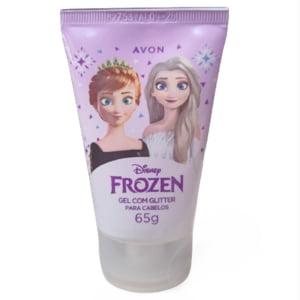 Disney Gel de Cabelos com Glitter Frozen Magic Avon 65g