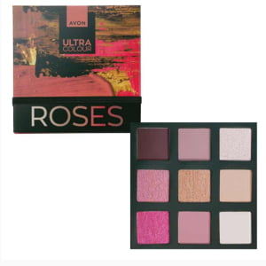 Avon Paleta De Sombras Para Olhos ROSES 9 CORES