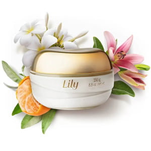 O Boticário Creme Acetinado Hidratante Desodorante Corporal Lily 250g