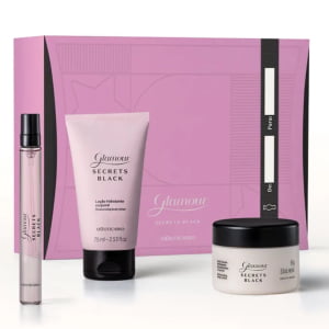 O Boticário Kit Glamour Secrets Black Glamour 3itens