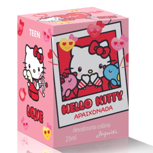 Hello Kitty Apaixonada Desodorante Colônia Feminina Jequiti 25 ml