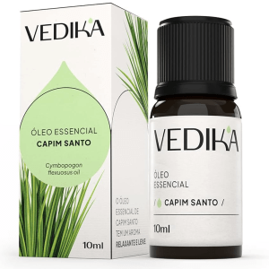 CAPIM SANTO OLEO ESSENCIAL VEDIKA CAPIM SANTO 10ML SIDNEY OLIVEIRA 