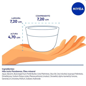 NIVEA Creme Facial Nutritivo 100g - Sua fórmula à base de água, Karité e Vitaminas hidrata por 24h sem deixar a pele oleosa, além de ser um ótimo primer